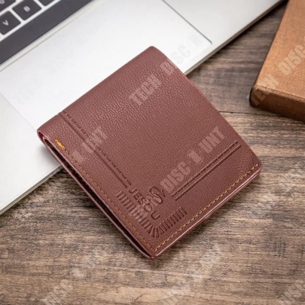 TD® presentförpackning för män Vackert inslagen klocka + plånboksbältesset Kreativt kombinationsset