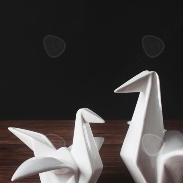 CONFO pienoisori origami lintu eläimet patsas veistos moderni sisustus koristeellinen muotoilu koti käsityö makuuhuone luova
