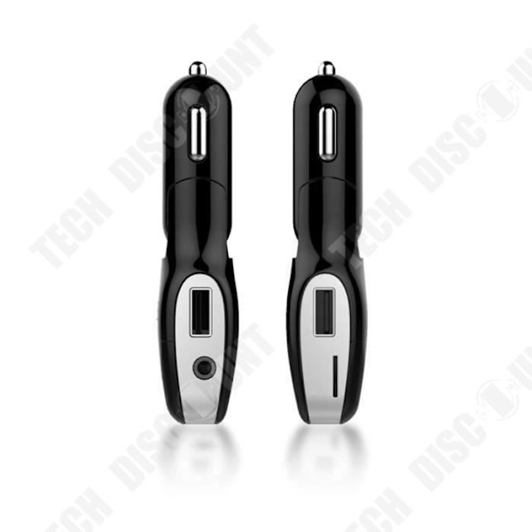 TD® Trådløs Bluetooth-adapter Cigaretter-lader FM-sender Bil Stereo-radio-modtager MP3-afspiller med opkald