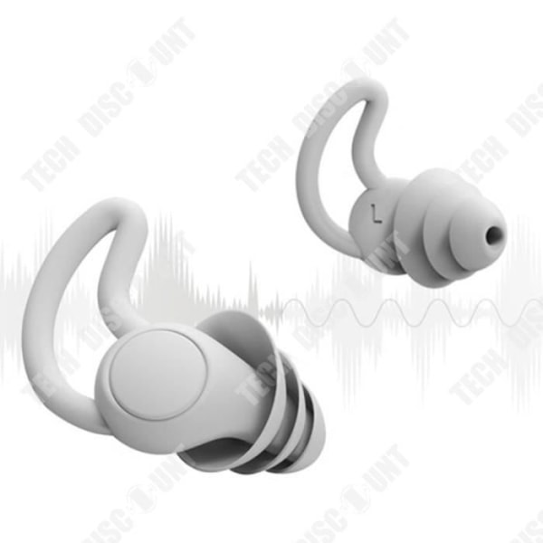 TD® Öronpropp 1,7*3*3CM Vattentät för simning Bullerreducering för sömnbrusreducerande öronproppar