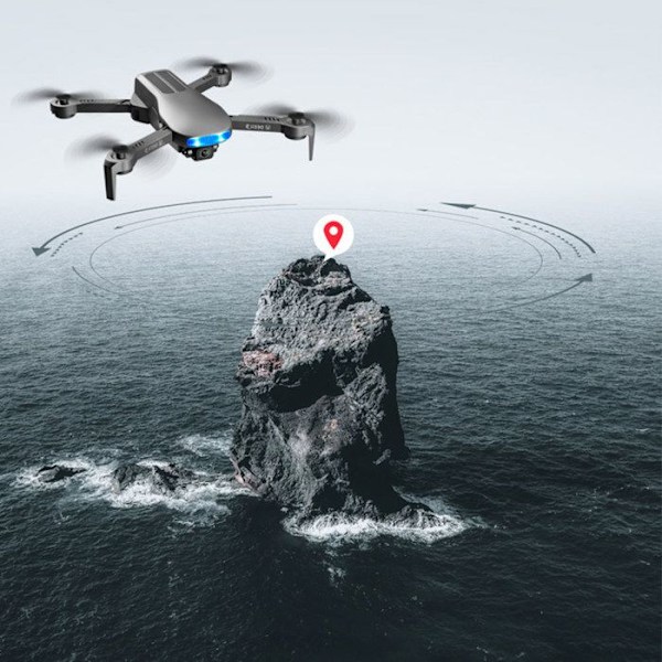Drone - TD® - Dobbeltkamera 8K - Autonomi 25 minutter - GPS - Intelligent flyvning