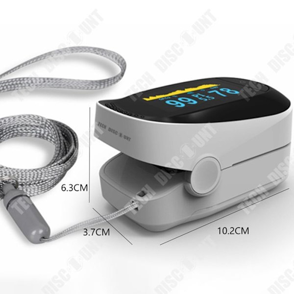 TD Sundhedsmonitor 10.2cmx6.3cmx3.7cm Søvnmonitorer Sundhedsmonitorer Finger clip søvnmonitor