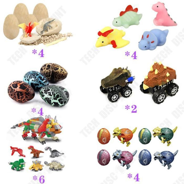 TD® Blind Box Gavekalender til nedtælling til jul, sæt af dinosaur legetøj i blind boks overraskelse