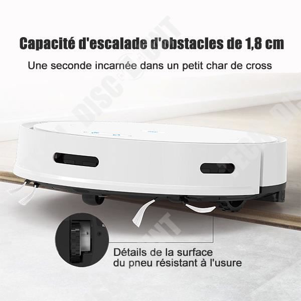 TD® Smart Sweeping Robot Sopa, dammsuga och moppa allt-i-ett automatisk uppladdningsbar fjärrkontrolldammsugare