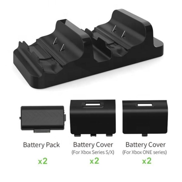 Lader til Spilkonsol TD® 600mAh 2 Positioner Hurtigopladning