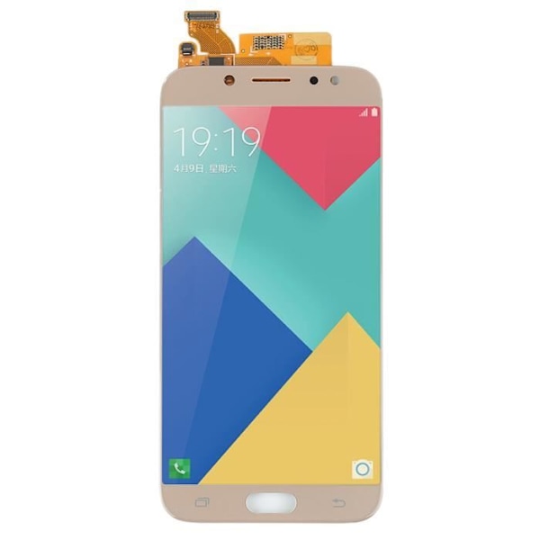 Komplett lcd pekskärmsglas - Guld För Samsung Galaxy J7 2017 SM-J730F + Verktygssats