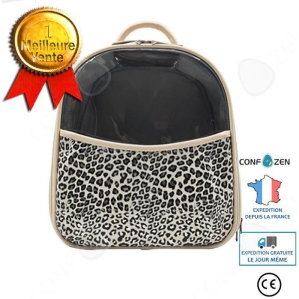CONFO® Pet Axelväska Bärbar hundväska Andas Mesh Transparent synlig kattväska