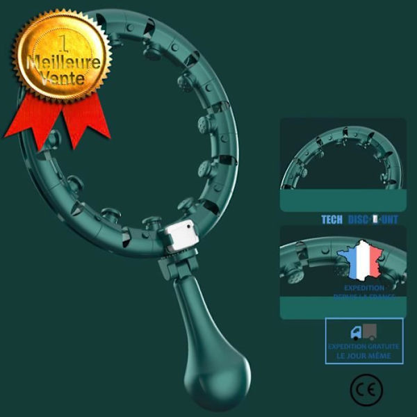 Intelligent Fitness Exercise Hoop Justerbar Slankekurv Sportudstyr Automatisk tælling falder ikke af