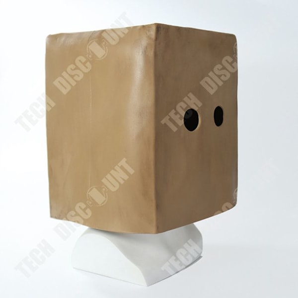 TD Little Nightmare Game Mono Latex Mask Masquerade Event Square Mask Box Huvudbonader Live Fan Interaction 6