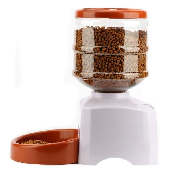 Automatisk Foderudgiver - LCC® - 5.5L - Programmérbar - Hvid - Til Kæledyr Vit