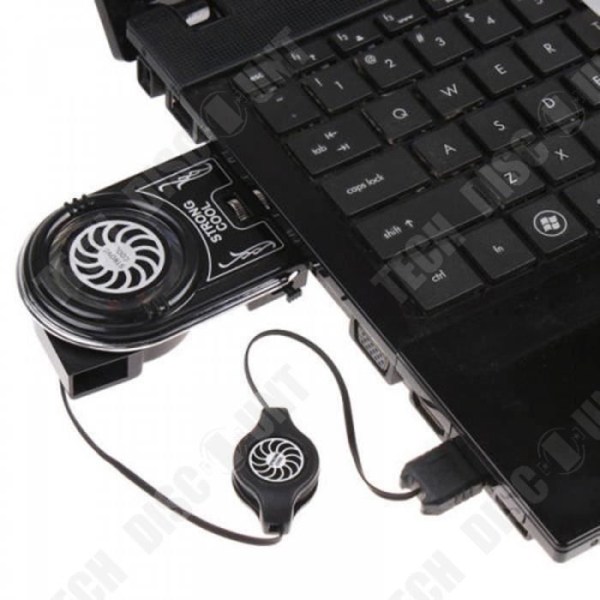TD® USB Notebook kylfläkt längd kylenhet kylplatta laptop kylare för Notebook