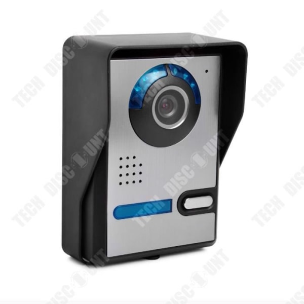 TD® Visuellt intercom för dörrklocka Sju tum skärm Infraröd nattvision Hög känslighet Handsfree intercom