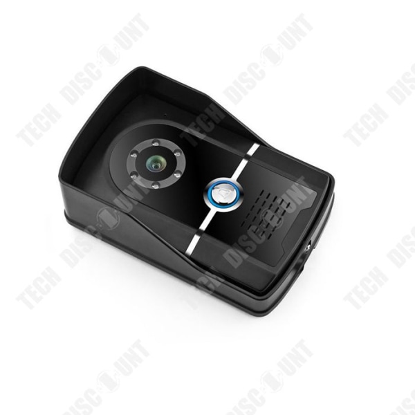 TD® 7-tums trådbunden videointercom dörrklocka Vattentät telefon Digital HD Infraröd Night Vision Dörrklocka Hem