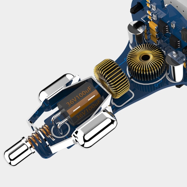 Biladapter 5 V 3.1 A - Snabbladdning 3 USB-portar Ciguttändare Justerbar spänning