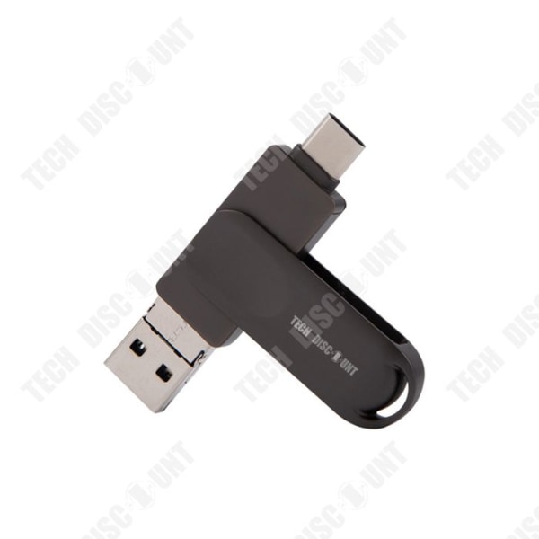 TD® Hi-Speed 3.0 128 Gt USB-muistitikku matkapuhelimelle Tabletti Type-C-liitin Matkapuhelin Tietokone