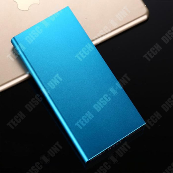 TD® Tianshu aluminiumlegering Power Bank 10000mAh frostad metall laddningsskatt