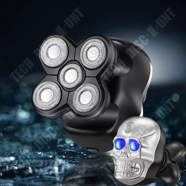 TD® Kuusi yhdessä sähköinen partakone skull monitoiminen sileä kone automaattisesti parranajava sähköinen partakone erityinen