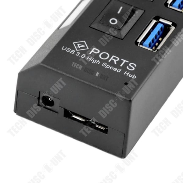 TD®-driven USB-hubbkabel 4-portars navadapterswitch Strömladdning Bekväm sparande strömanslutning