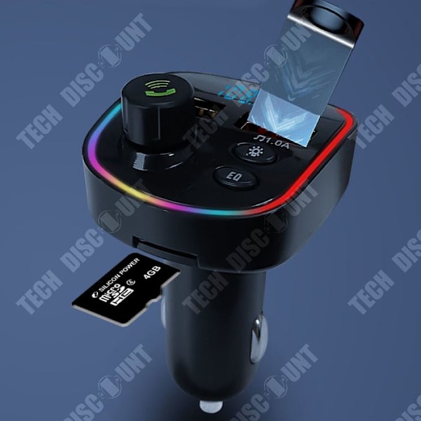 TD® FM Bluetooth-sender Biloplader Bluetooth MP3-afspiller Bluetooth Håndfri Bluetooth Biltilbehør
