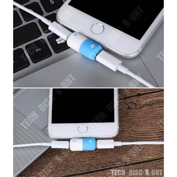 TD® 4 i 1 Adapter Passer til iPhone 7 iPhone 8 Effektiv