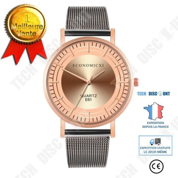 TD® Quartz Armbandsur Casual och Business Series Mesh bälte Watch Herrgåvor