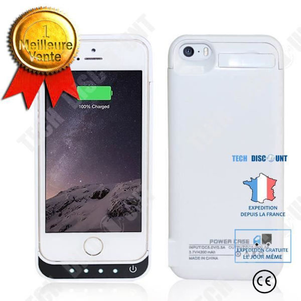 Mobil strømforsyning TD® 4200 mah Passer til iPhone 5/5s/5c Bagklapsbatteri