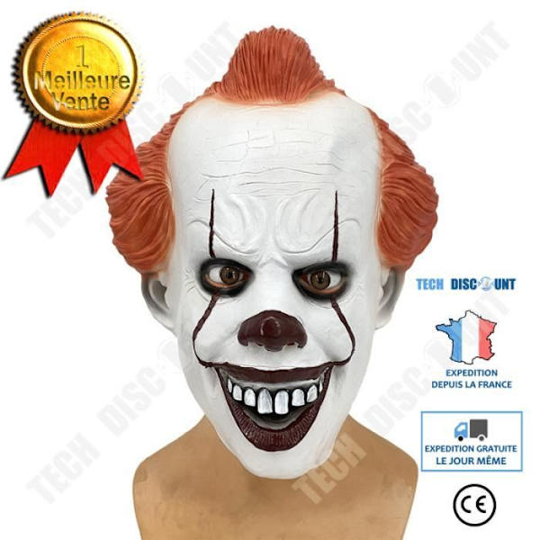 TD® Haamu Klovnin Lateksimaski Halloween-tapahtuma naamiaisjuhlat cosplay-klovni päähine vuorovaikutteisten fanien sanottavaksi