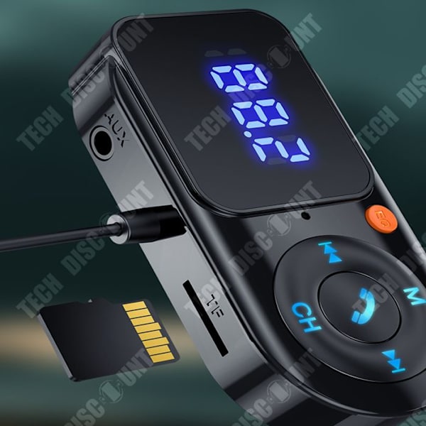 TD® FM-sender Bluetooth Bluetooth mp3-afspiller til bil Musikmodtager FM-sender Bluetooth USB-afspiller til bil