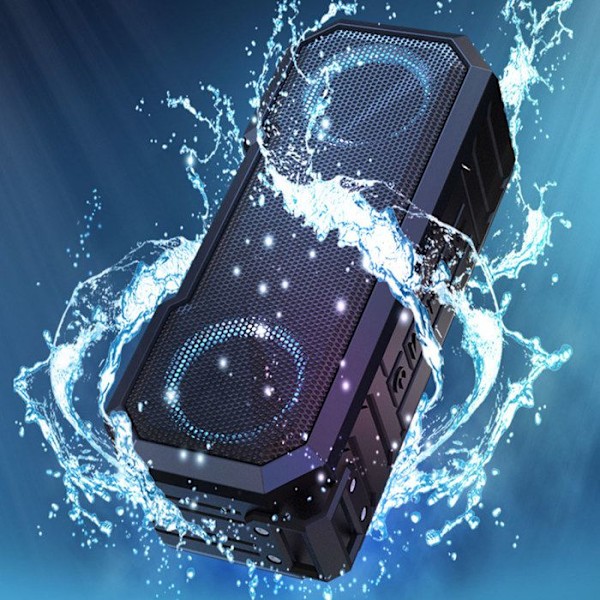 Bluetooth højttaler TD® 3000mAh Farvet lysudsendelse Understøtter afspilning fra U-disk og TF-kort