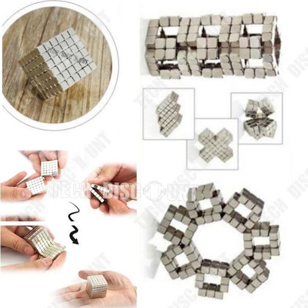 TD® 5mm firkantet magnetisk jernmoks med kraftigt magnetisk legetøj forskellige former sjov bygge skabe lave små
