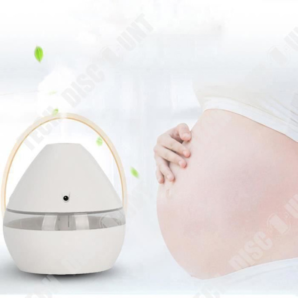 TD® Dubbelknapp USB Aroma Diffuser med Nattljus Mini Desktop Luftfuktare Hemmakontor Bil Luftfuktare