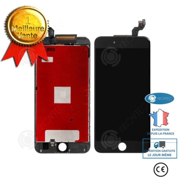 INN® Drfeify LCD-skærm Erstatning af touchscreen digitizer 5.5IN HD LCD med ramme til iPhone 7P sort