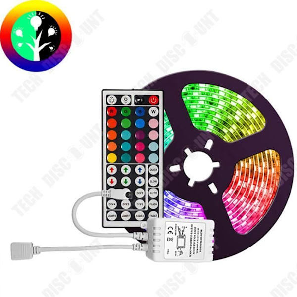 TD® 5050 Flerfärgad fjärrkontroll 5m Smart LED-ljusstång Ändra synkronisering Rytm Musik LED-band Bröllopsfest