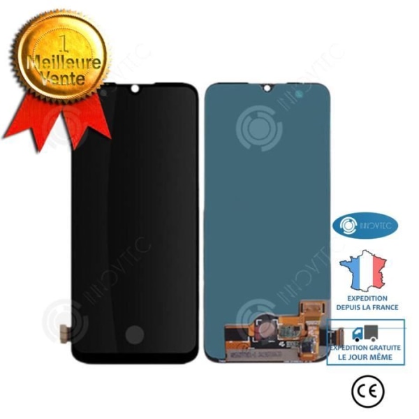 Byte av INN® telefonskärm och digitaliseringsenhet (tft craft) för Xiaomi Mi A3, Mi Cc9e Black