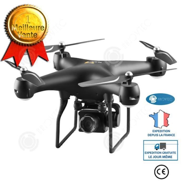 Dron - INN® - Professionell modell - Ultralång uthållighet - Hög definition - 25 minuters flygtid