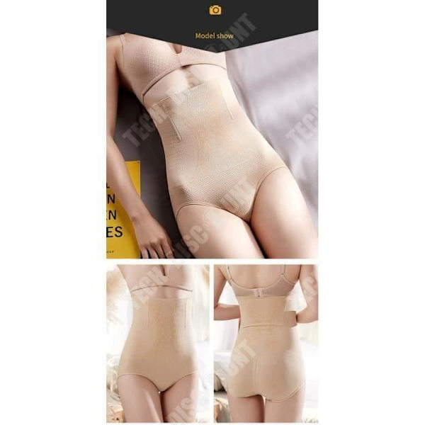 TD® Høj talje Abdominal Culotte til kvinder / Fedtforbrændende slankegaine / Underbeklædning Strømpebukser Abdomenbælte hud XL