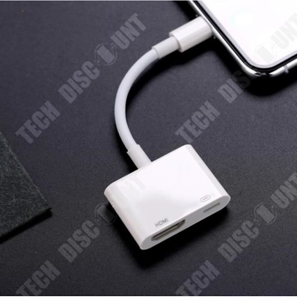 HDMI-kabel - TD® - Lightning til HDMI - 1080P - Plug and Play - Kompatibel med TV/projektorer