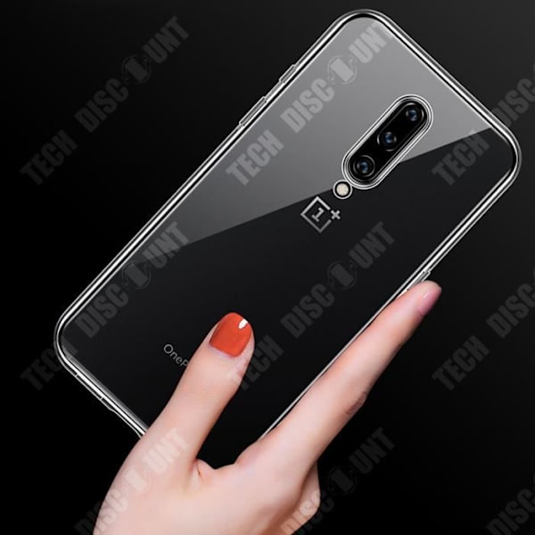 TD® Transparent Silikontelefonfodral för Oneplus10Pro ACE Soft Fodral Ultratunt skyddsfodral i bar metall
