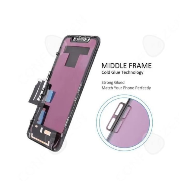 komplett LCD-skärm kit komplett för iPhone XR-glas 6.1 tum du kan byta skärm själv