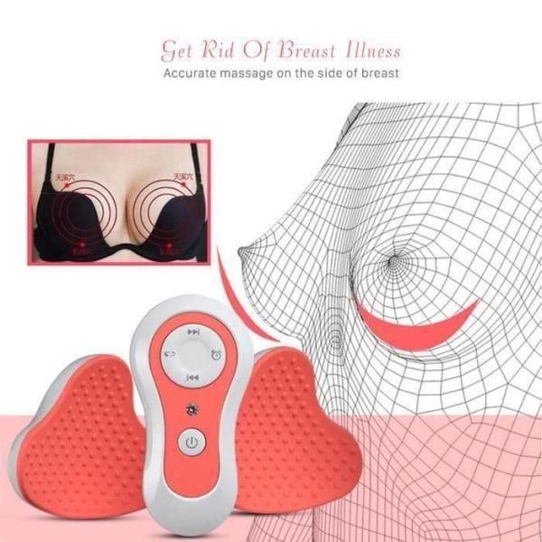 KIN multifunktionell 3D-massagebröstenhet Bröstvibrationsstimulator --- HSDCQN-A2784