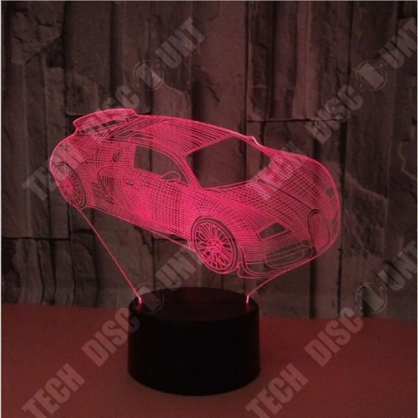 TD® Sports Car 3D Night Light