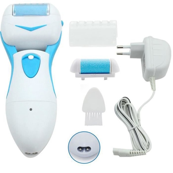 Vococal® Foot Care - Callus Remover / Micro Electric Pedicure Uppladdningsbar vattentålig blå