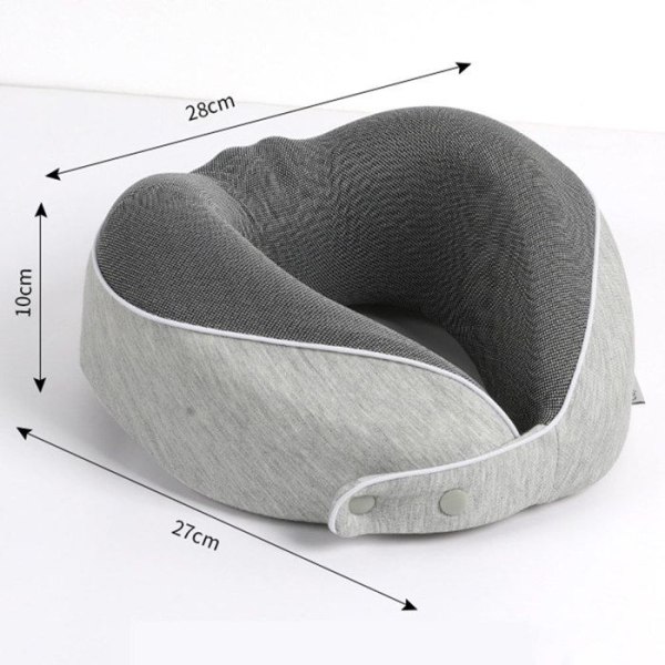 U-formet pude Cervikal TD® U-formet pude med memory skum, komfortabel cervikal pude