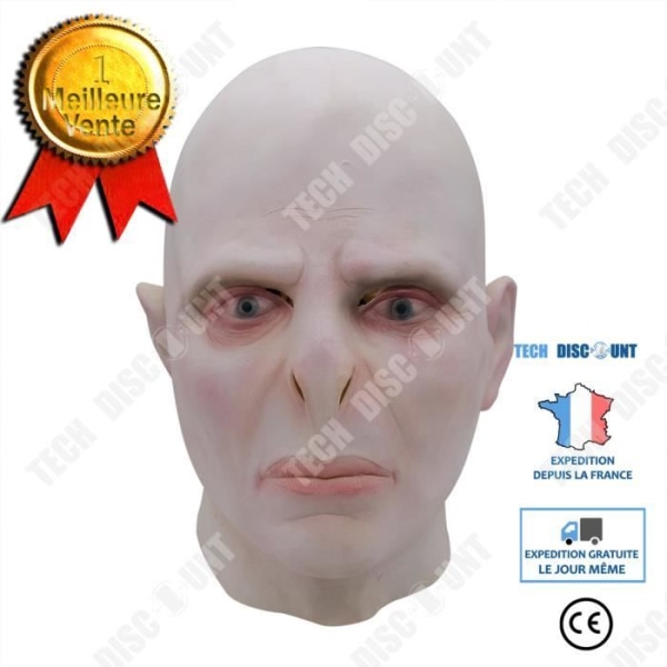 TD® Halloween dekoration Voldemort mask Halloween cosplay Harry Potter latex huvud kostym kostym tillbehör