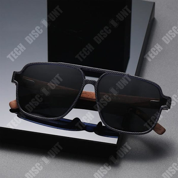 TD® Polarized Solglasögon Solglasögon Bambu Trä Solglasögon för män Solglasögon U Protection