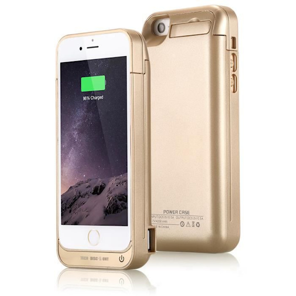 TD® 4200mAh Mobile Power Passar iPhone 5 5S 5C Plug and Play