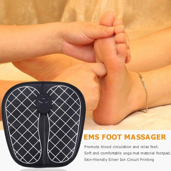 Intelligent fodmassagepude med elektrisk impuls muskeltræningsmaskine til benmassage.