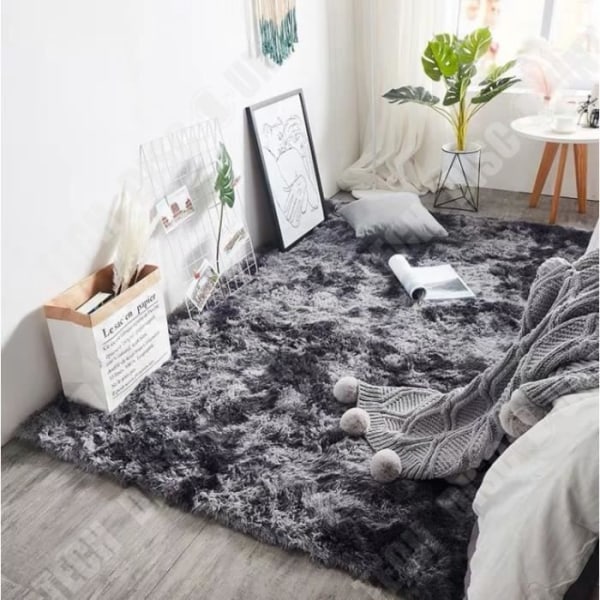 TD® Tie-Dye Silk Wool Golvmatta för vardagsrum och sovrum
