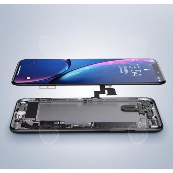 CONFOZEN® Mobiltelefonskärm för iPhone XS High Definition-skärm Touch Sensitive