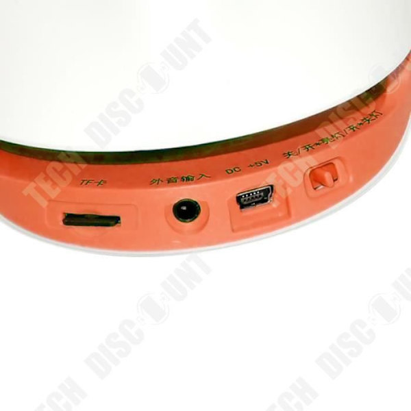 TD® Mini Bluetooth Højttaler Design Stereo Bærbar Bluetooth Højttalermodel til Vandevents med LED Lys Deko